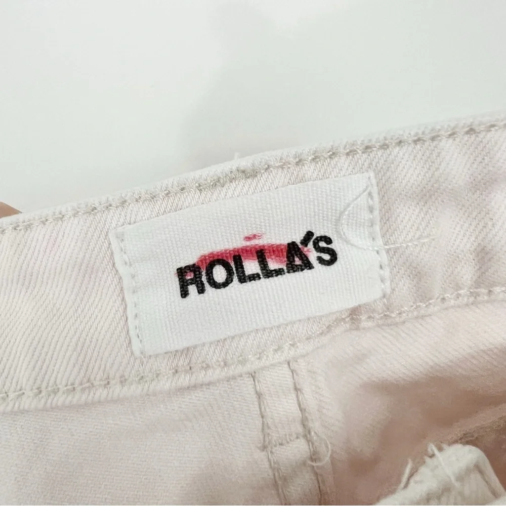 Rolla’s Dusters High Rise Relaxed Jeans in Faded Pink Size 25